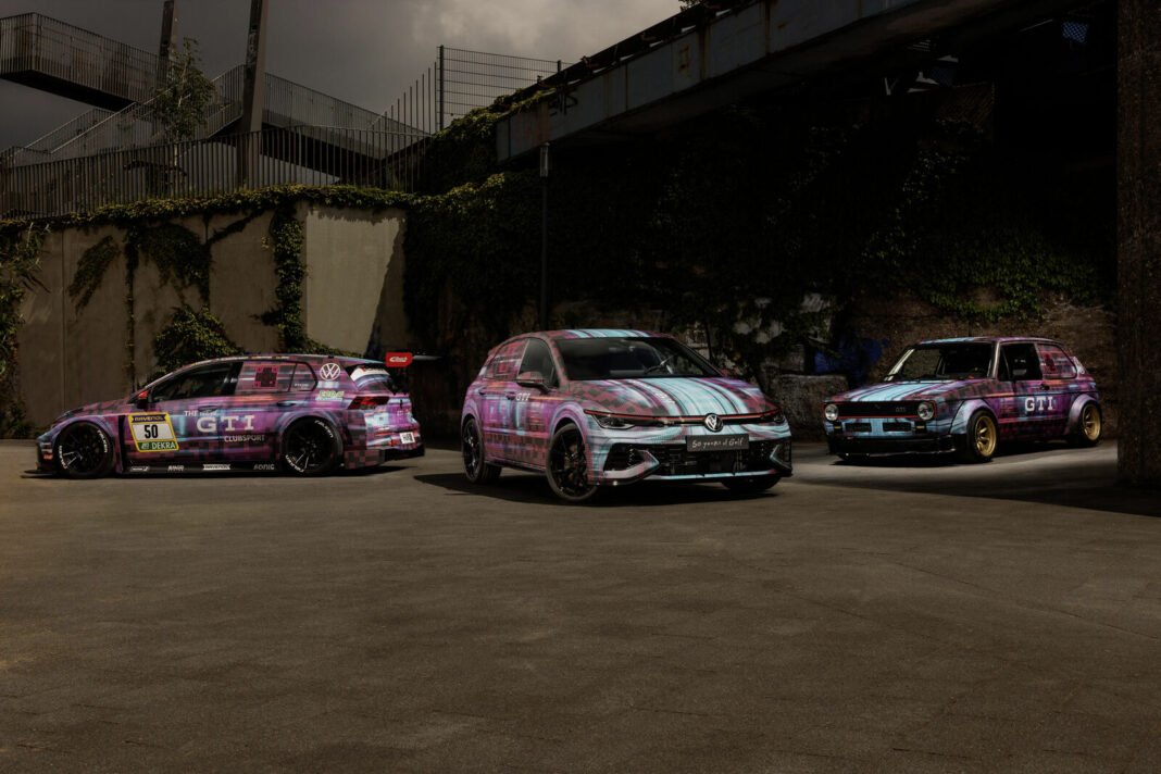 Volkswagen celebrates the world premiere of the Golf GTI Clubsport at the Nürburgring 24 Hours race
