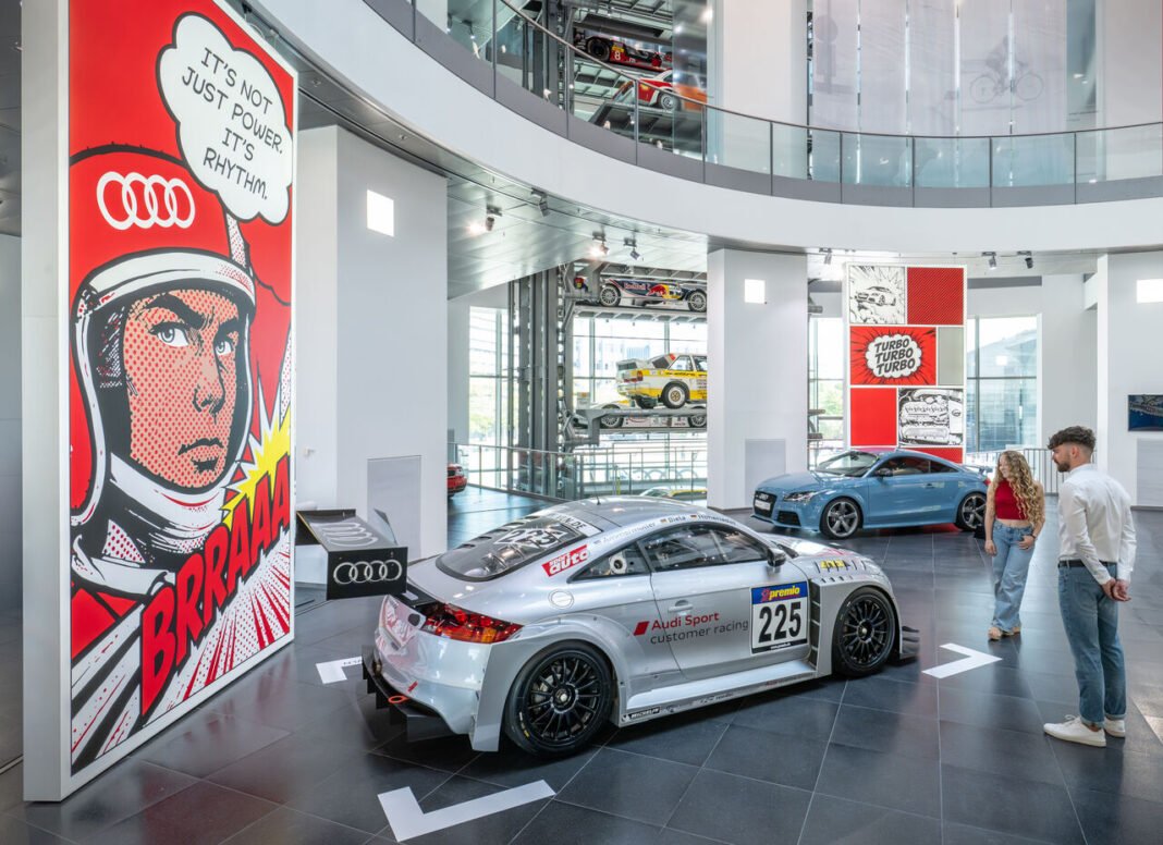 “1-2-4-5-3: 50 years of Audi five-cylinder engines” New special exhibition at the Audi museum mobile